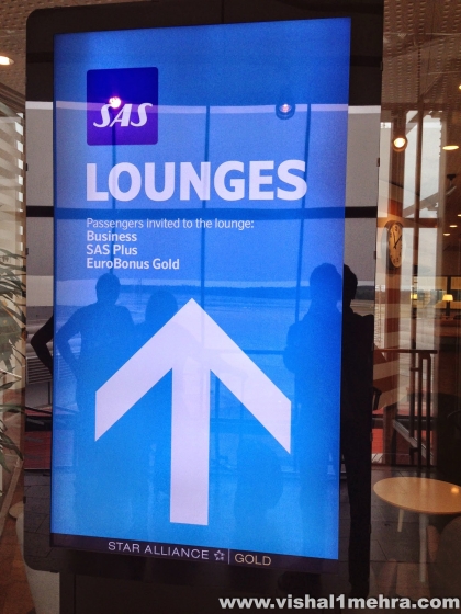 SAS Business Lounge Entrance