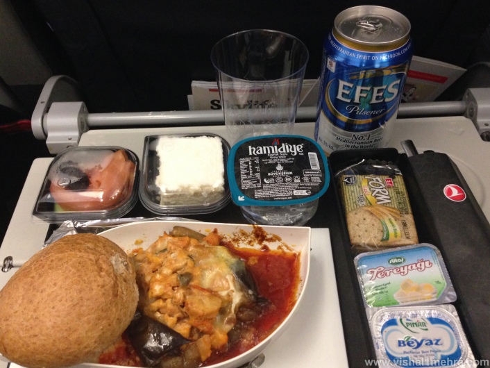 Turkish Airlines A321 - Economy Lunch Meal