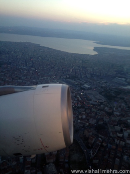 Turkish Airlines A330 - Istanbul Aerial View